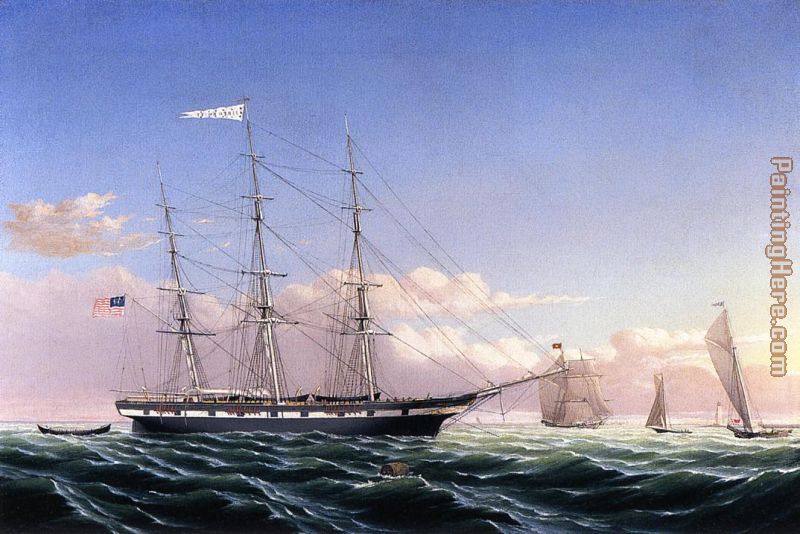 Whaleship 'Jireh Swift' of New Bedford painting - William Bradford Whaleship 'Jireh Swift' of New Bedford art painting